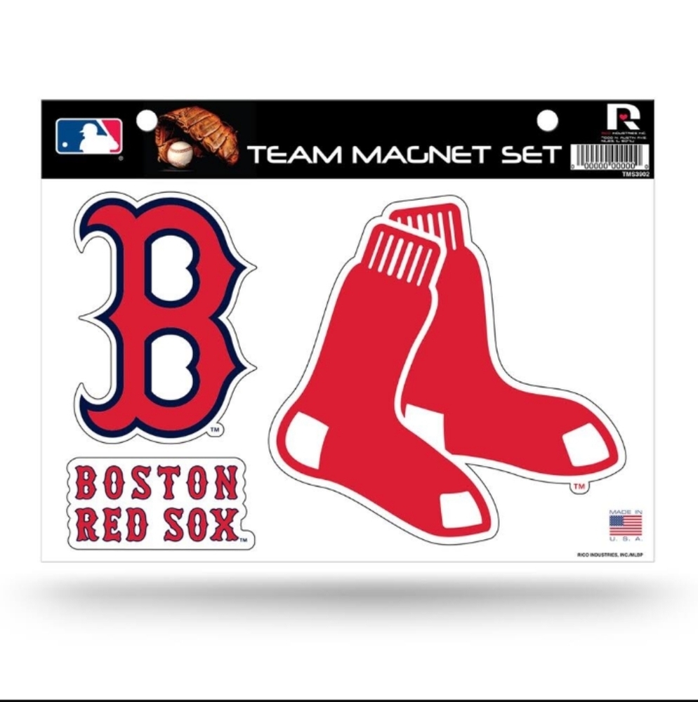 🆕 Boston Red Sox Magnet Sets Official MLB Set, New